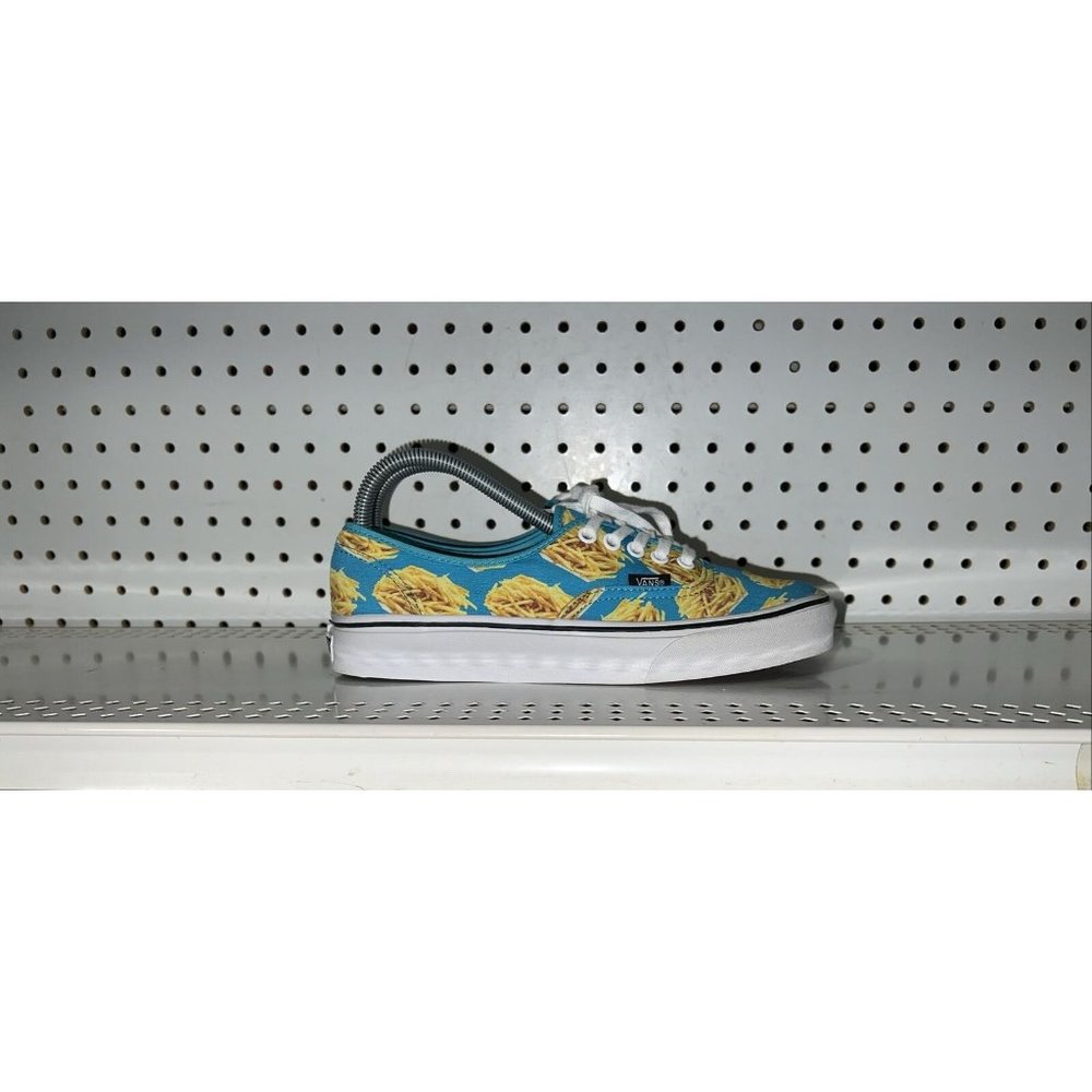 VANS Authentic Late Night Pack Fries Athletic Skate Shoes Mens Size 7.5 Womens 9